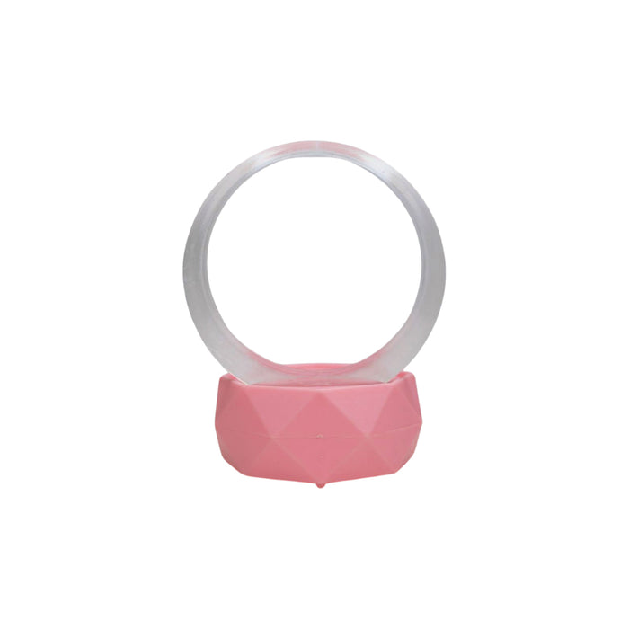 Wonderland couple gifting  round ring shape light with cute bunny couple inside
