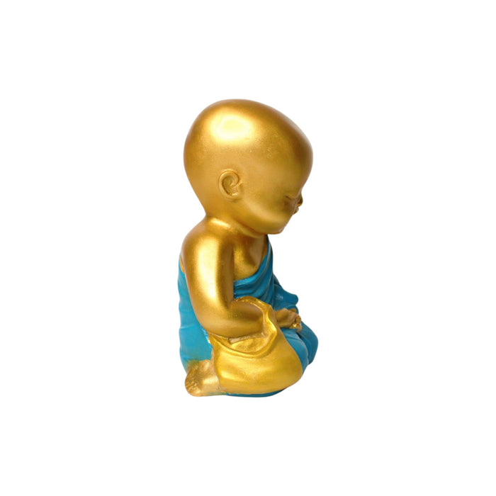 Wonderland coloured laughing buddha statue ( Style 2) | home décor and gift items | monk statue