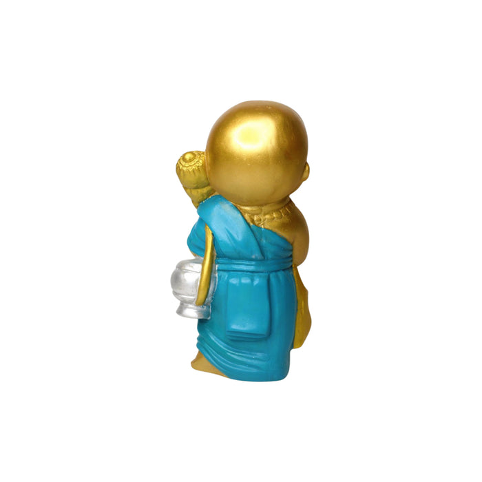 Wonderland coloured laughing buddha statue ( Style 4) | home décor and gift items | monk statue