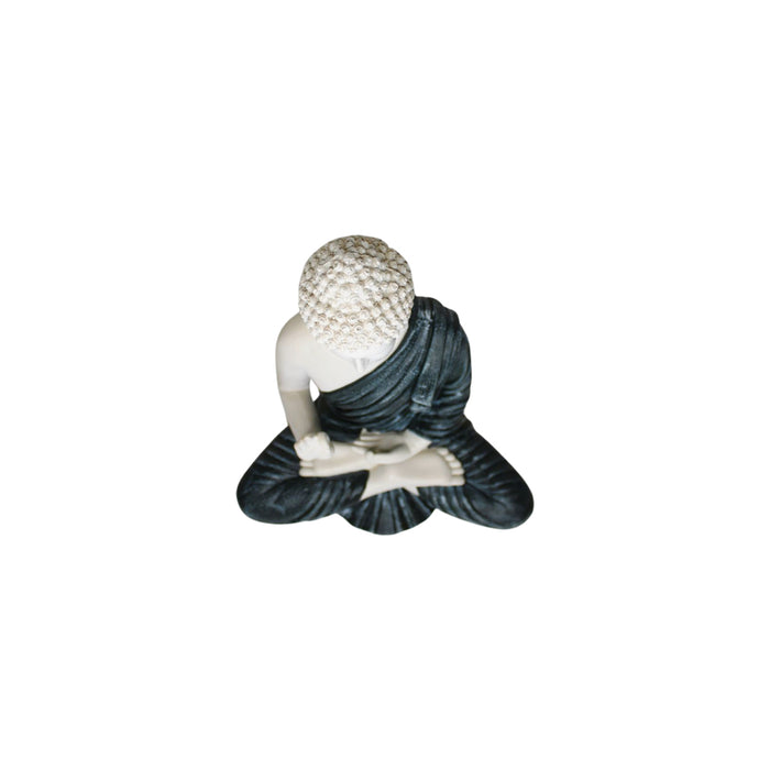 Wonderland resin white buddha statue| home décor and gift items | garden buddha statue