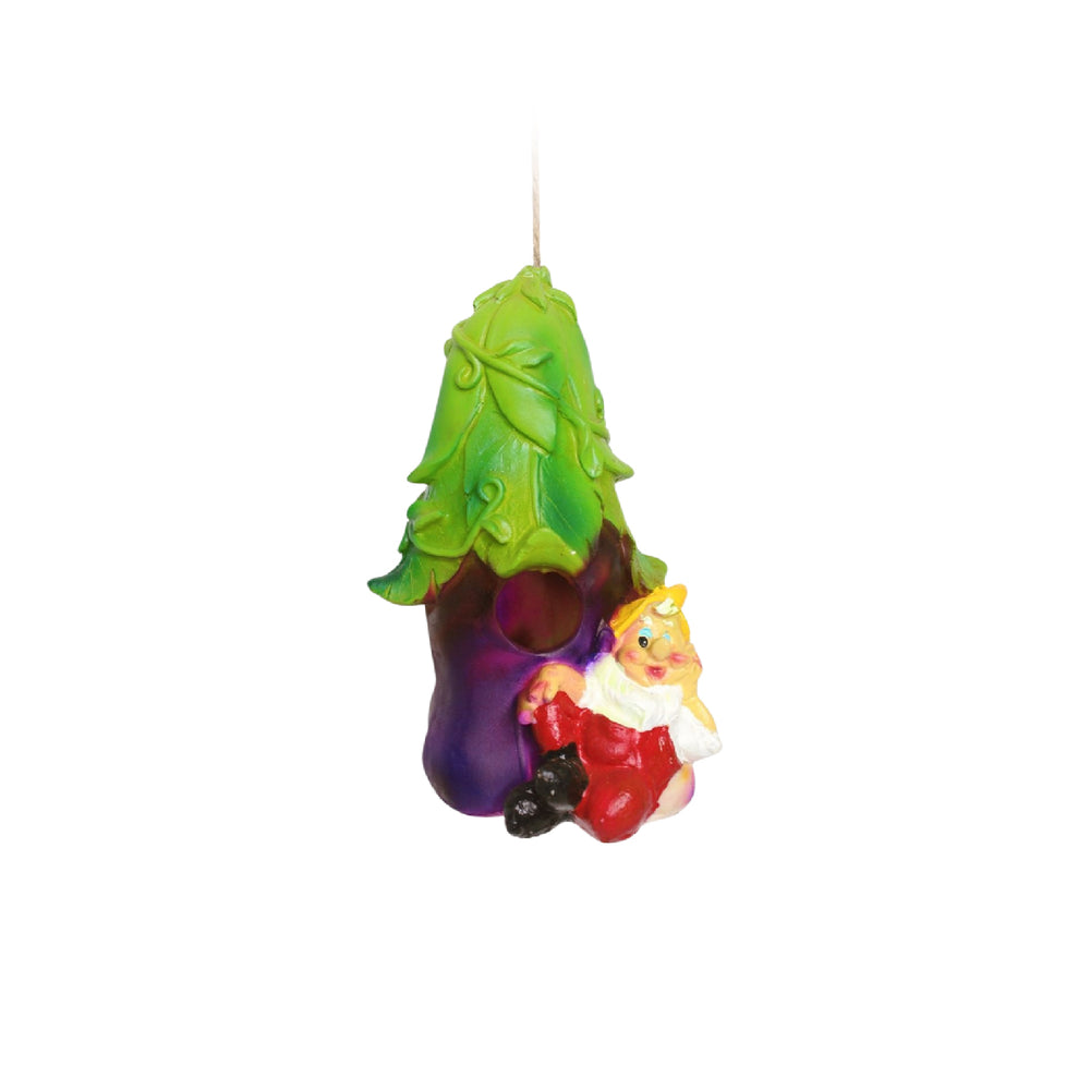 Brinjal house with gnome