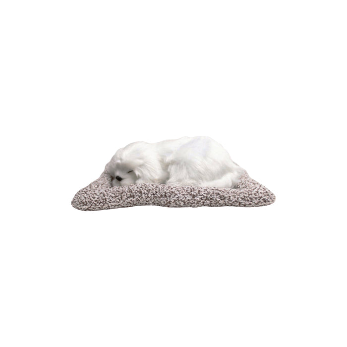 Wonderland Cozy Car Décor: Sleeping Dog on Pad Furnishing Craft| Artificial cat shape art and craft |