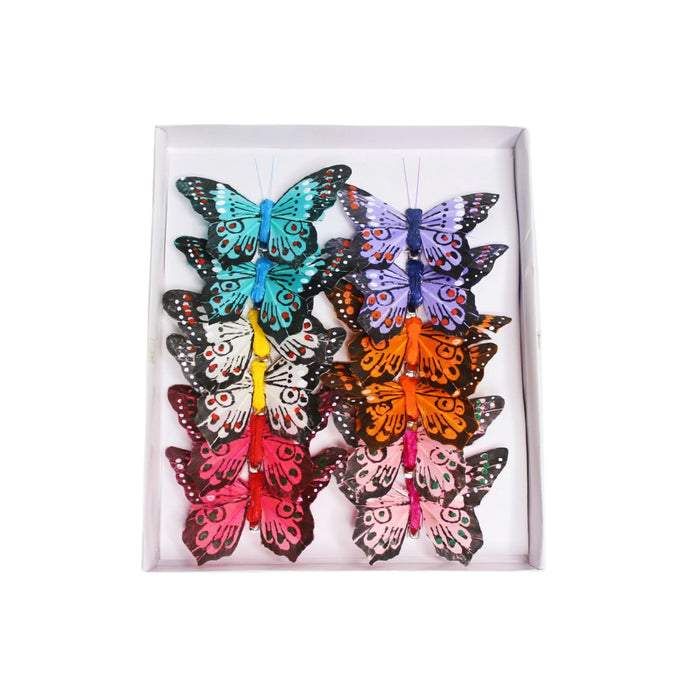 Wonderland Set of 12 pin butterfly set | 3d Butterfly kit| Art and craft