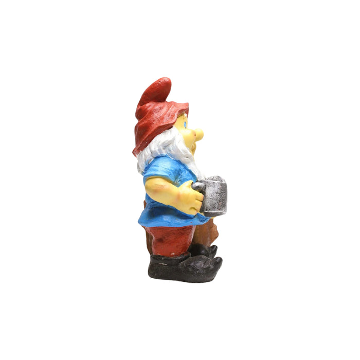 Wonderland Gnome Planter Red Cap|Gnome Flower Pot|Decorative Gnome Planter