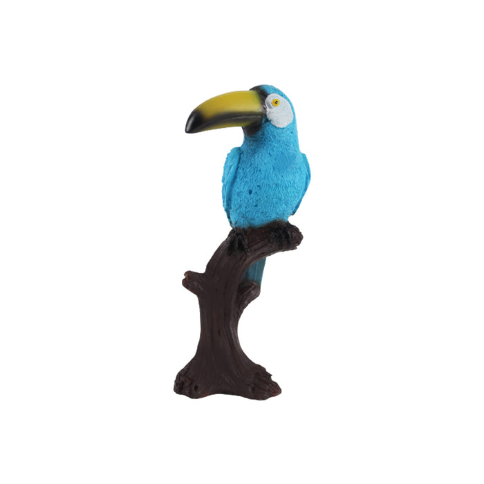 Wonderland Parrot Bird Figurine Showpiece Sitting on Tree for Home Décor