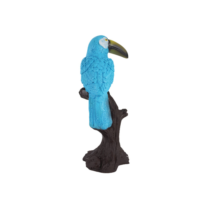Wonderland Parrot Bird Figurine Showpiece Sitting on Tree for Home Décor