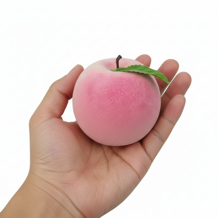 Wonderland set of 6 Artificial   Peaches Fake Fruits Simulation Peaches for Kitchen Table Decoration and Photography