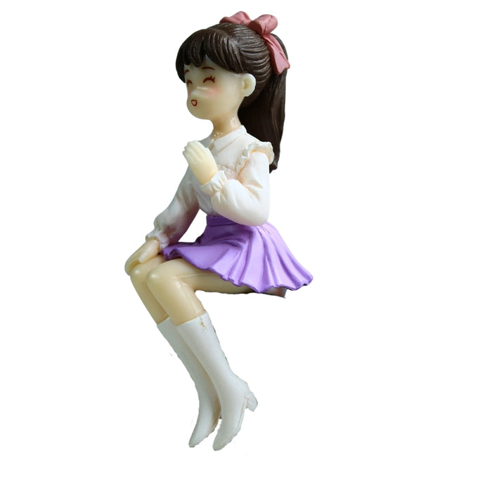 Wonderland (Set of 4 Sweetheart Dolls Home, Car and Office Decor Figurine (Multicoloured)