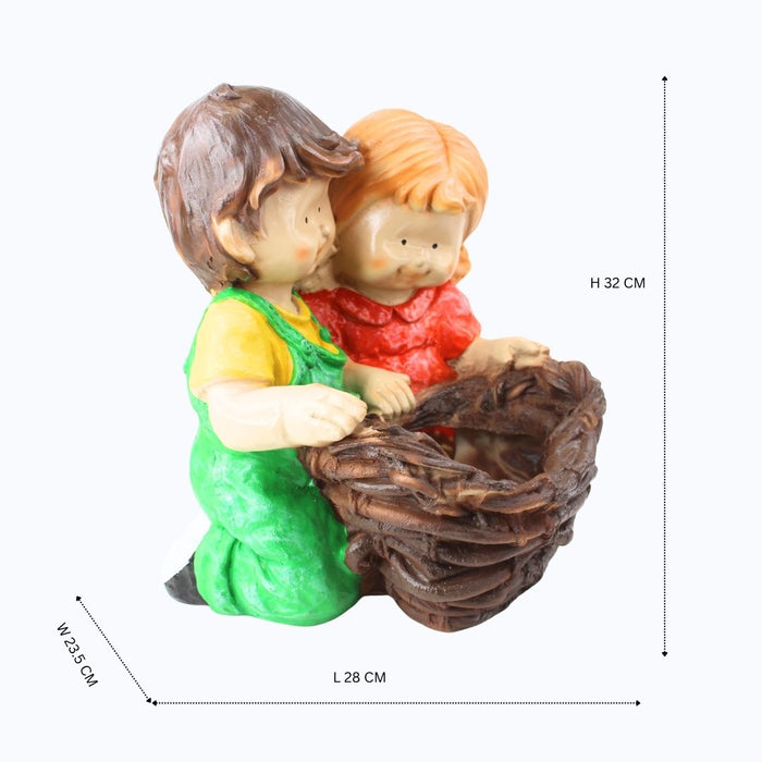 Wonderland  "Friends" Decorative Planter