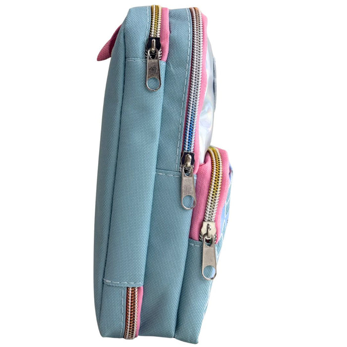 Kawaii Capybara Pencil Case – Multi-Compartment Stationery Pouch with Clear Window & Pastel Aesthetic