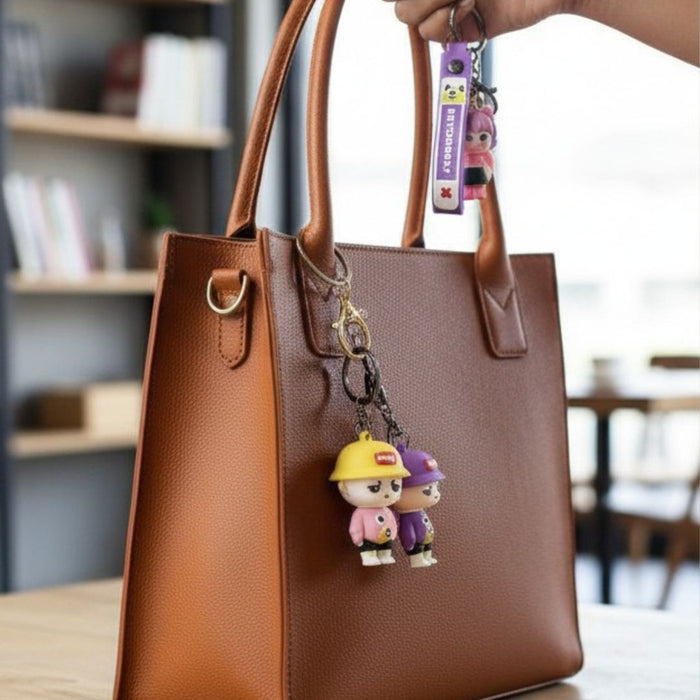 Wonderland Kawaii style ( set of 2) Cartoon Couple Keychains Keyrings for Bags & Keys