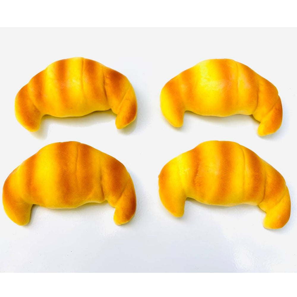 Wonderland set of 4 Artificial Crossiant| Ultimate Bakery &  Faux Food Prop Collection (4-Piece Set)