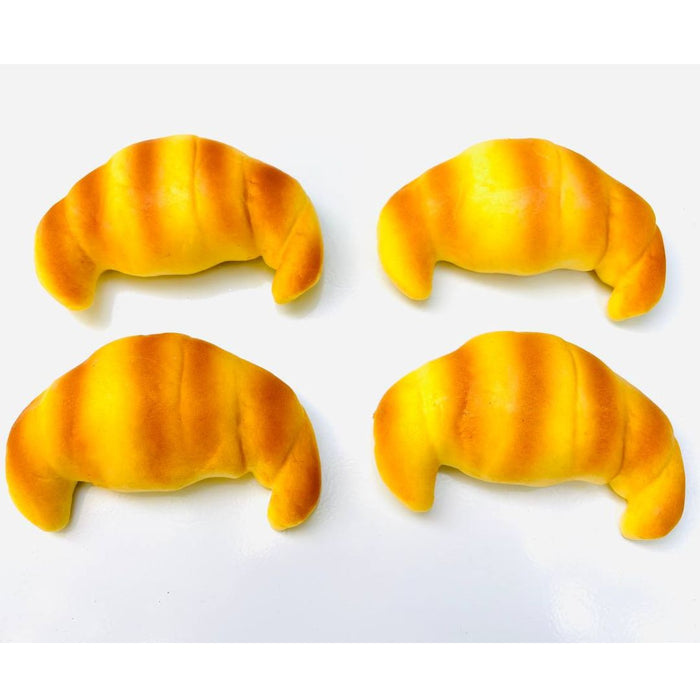 Wonderland set of 4 Artificial Crossiant| Ultimate Bakery &  Faux Food Prop Collection (4-Piece Set)