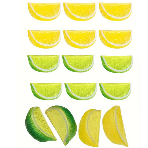 20-Piece Artificial Lime Slices 