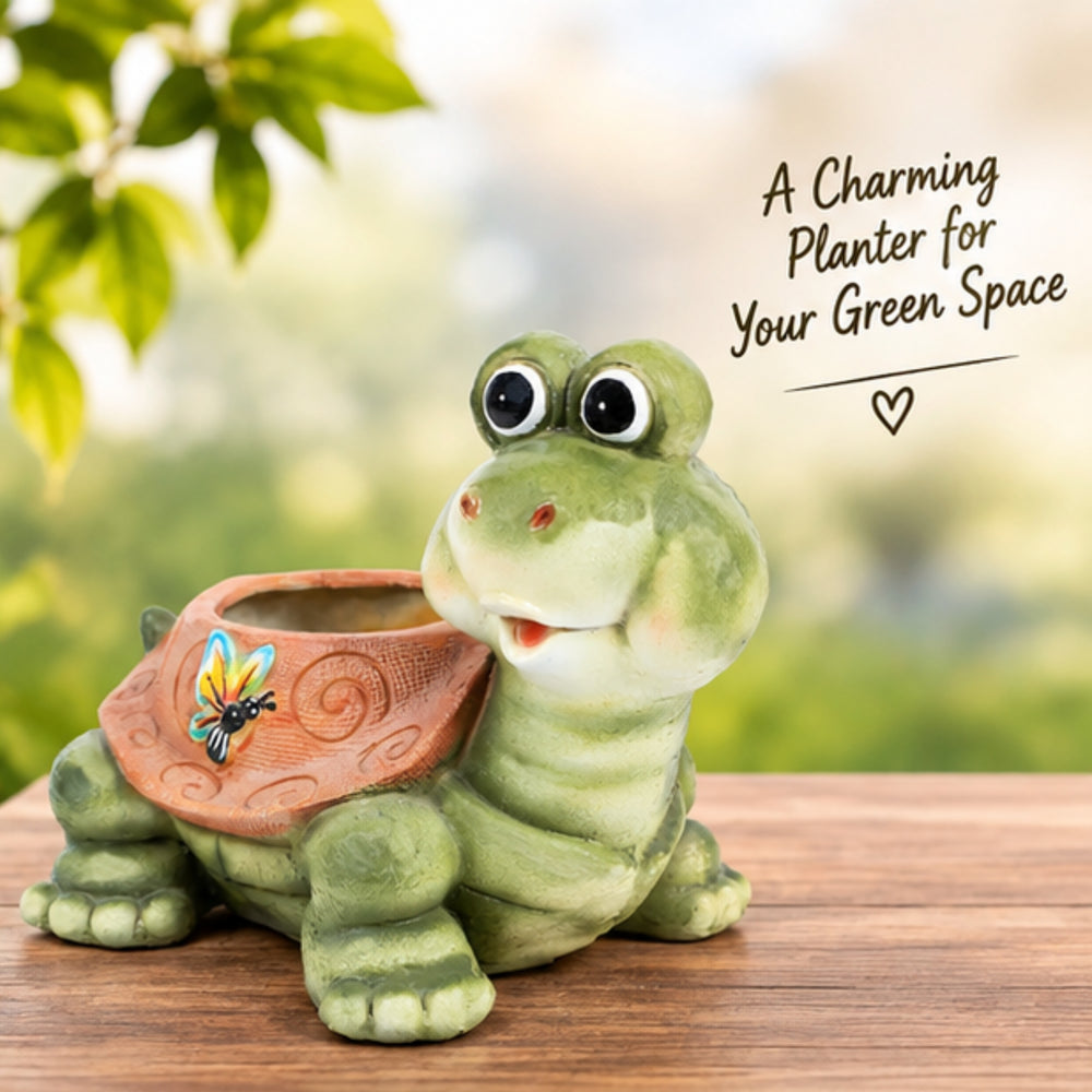 Turtle Planter for Home, Balcony and Garden Decorartion