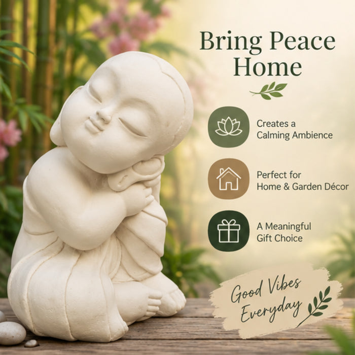 Big Monk B ((Buddha Statue, Monk Statue, Feng Shui Items and Zen Garden)