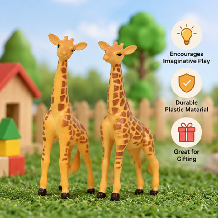 Miniature Toys : (Set of 2) Giraffe for Fairy Garden Accessories