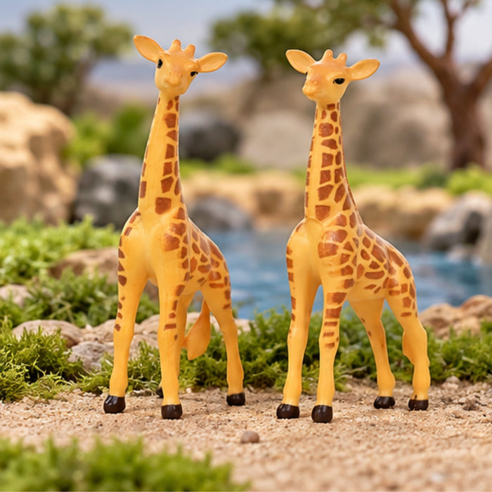 Miniature Toys : (Set of 2) Giraffe for Fairy Garden Accessories