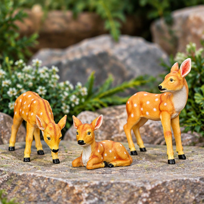 (Set of 3) Deer for Balcony and Garden Decoration
