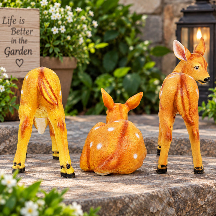 (Set of 3) Deer for Balcony and Garden Decoration