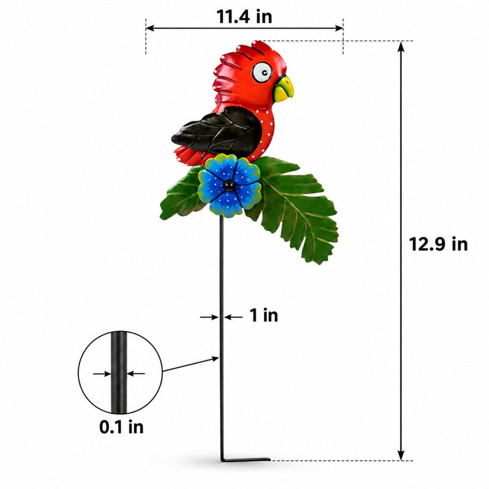Colourful Bird Garden Stickoor Decor Stick)
