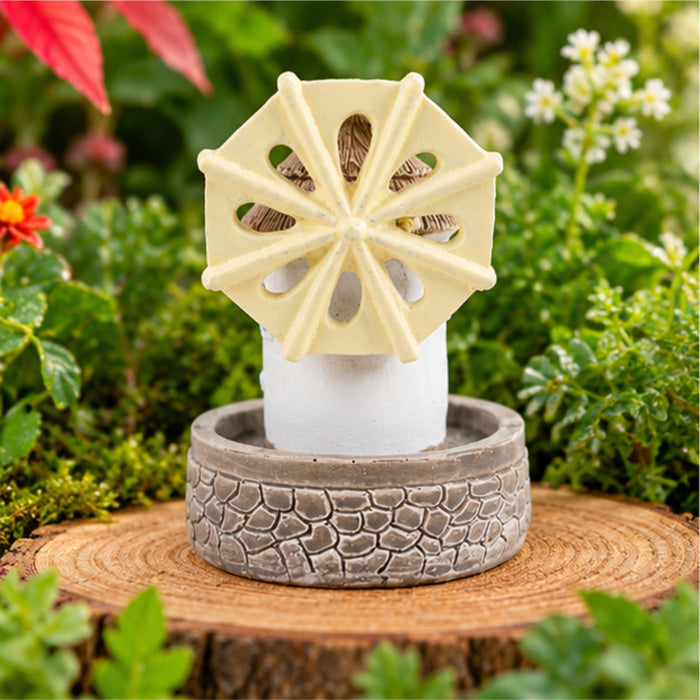 Wonderland Miniature Resin Windmill |Garden Miniatures| Doll House Accessories| Miniature For Home & Garden Decor