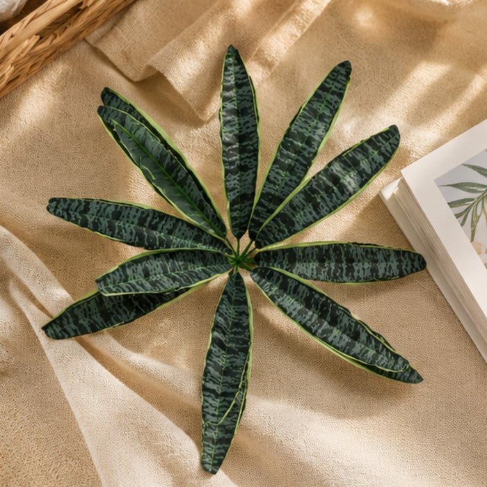 ( Set of 2) Artificial Leaves for pots and planters ( Indoor and Outdoor)