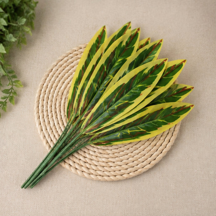 Set of 4 Artificial Snake Plant Stems (Pot Not Included)