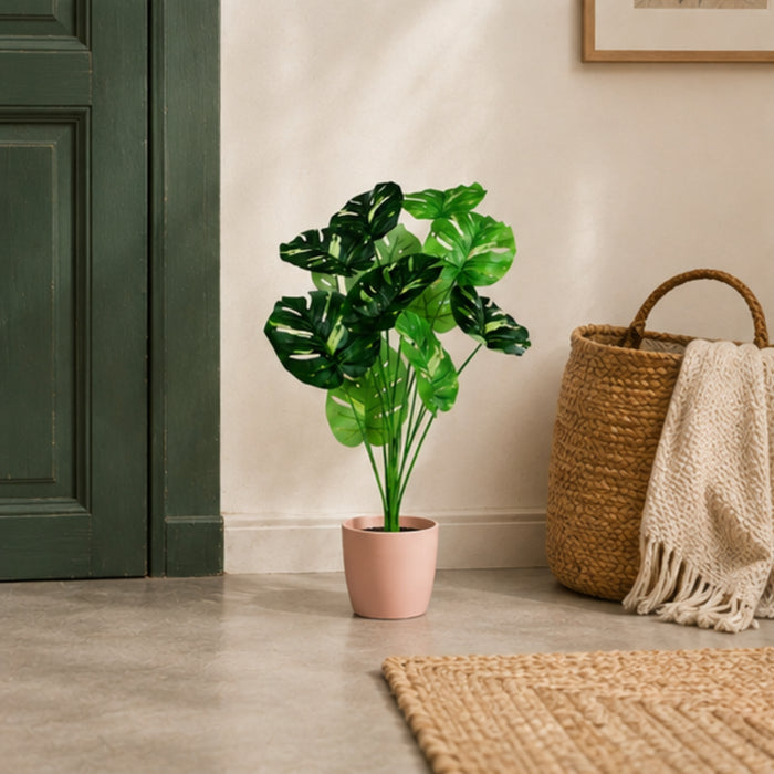 Artificial Plants - Green Bush for Home Decor Without Pot