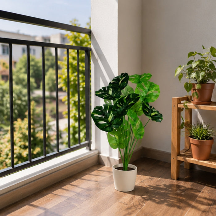 Artificial Plants - Green Bush for Home Decor Without Pot