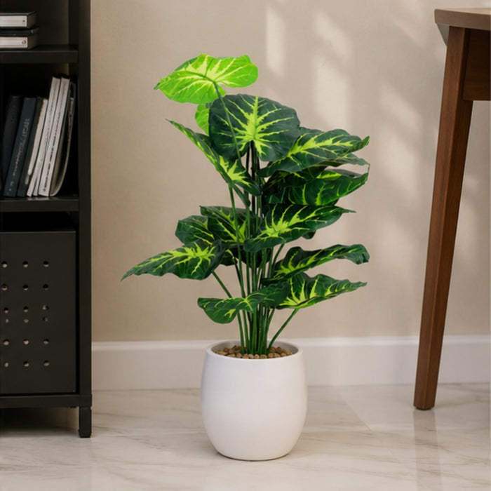 Set of 2 Artificial Pothos Bush Bundles without pot (Pot not included)