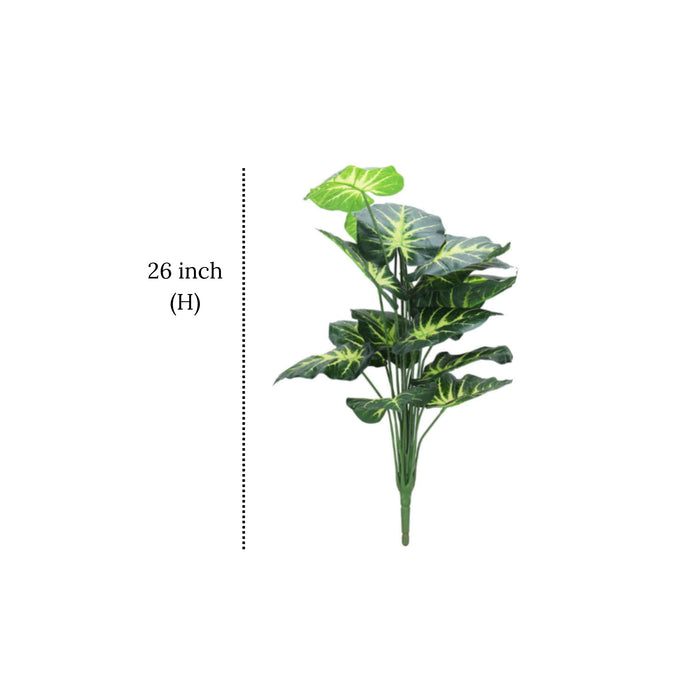 Set of 2 Artificial Pothos Bush Bundles without pot (Pot not included)