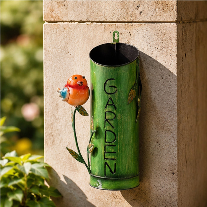 Metal Garden Planter/Holder for Balcony and Garden Decoration (Green)