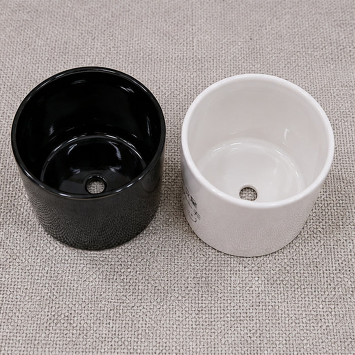 Ceramic Good Morning Print Pot For Garden Décor & Home décor -02