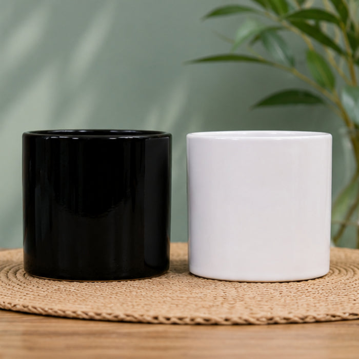 Ceramic Good Morning Print Pot For Garden Décor & Home décor -02