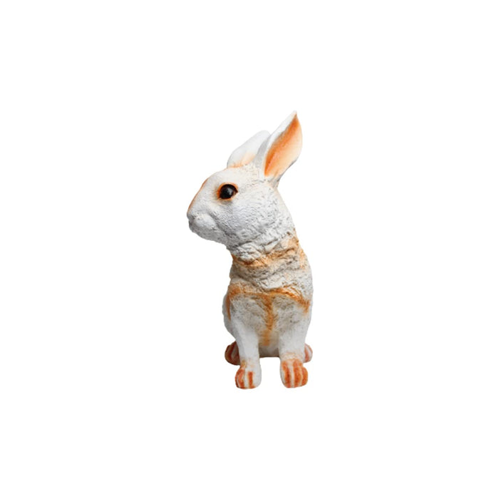 Resin Sitting Bunny Rabbit Statue for Garden Decor