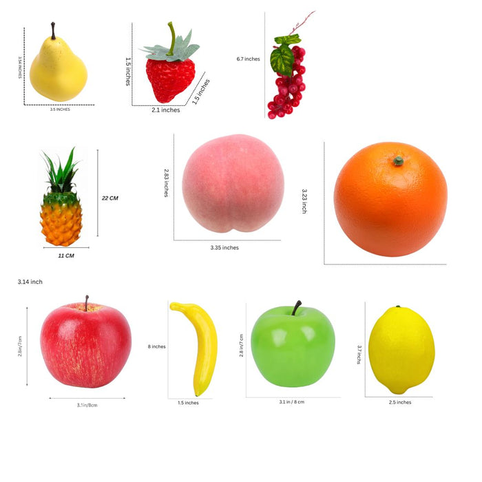 Wonderland Deluxe Artificial Fruit Display Set