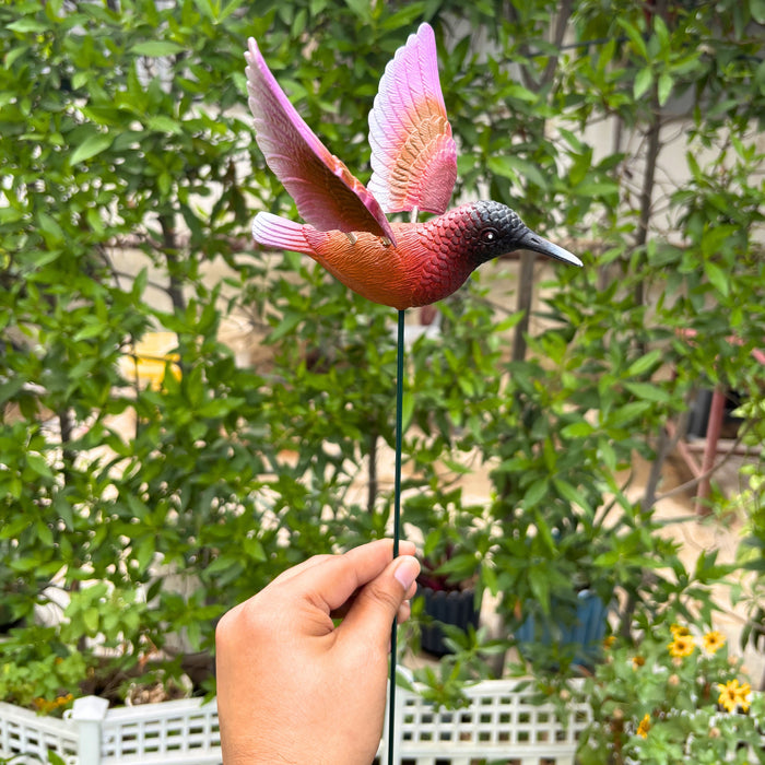 Hummingbird Garden Stakes – Set of 2 or Set of 4