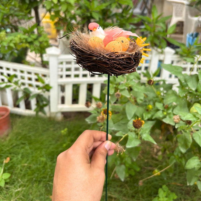 Bird Nest Garden Stakes – Set of 2, 4 or 5