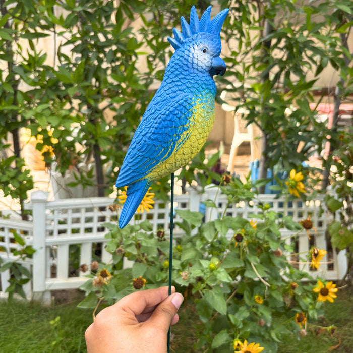 Parrot & Cockatoo Garden Stakes – Set of 2 or Set of 4