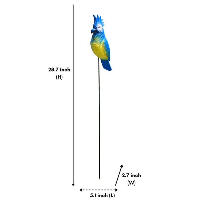 Parrot & Cockatoo Garden Stakes – Set of 2 or Set of 4