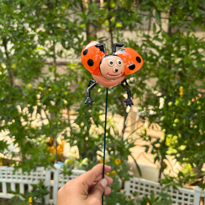 Cute Ladybug Garden Stakes – Set of 2 or Set of 4
