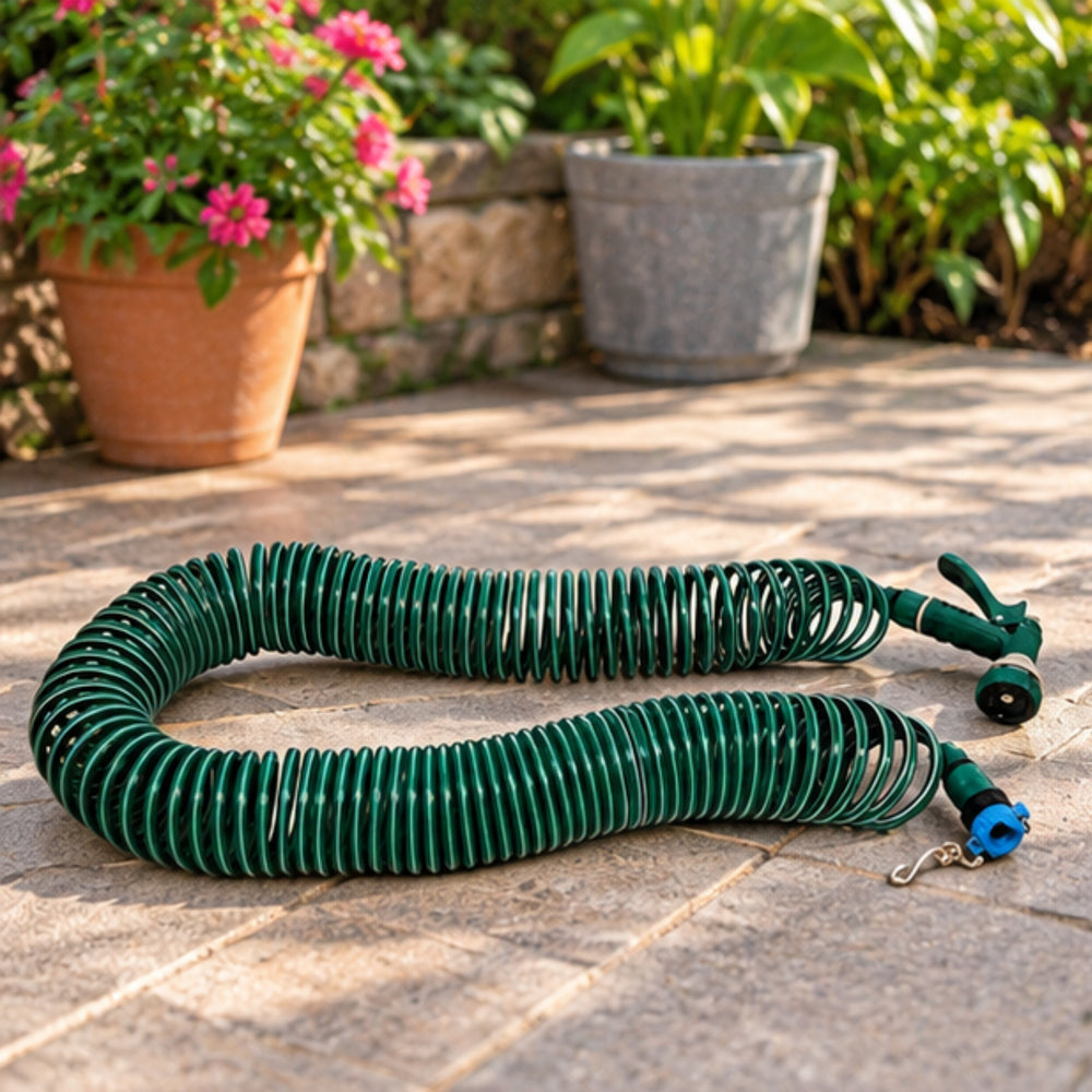 30M/100 Feet Coil Hose with 7 feature