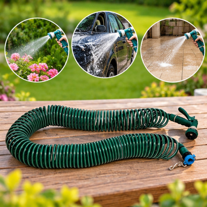 30M/100 Feet Coil Hose with 7 feature