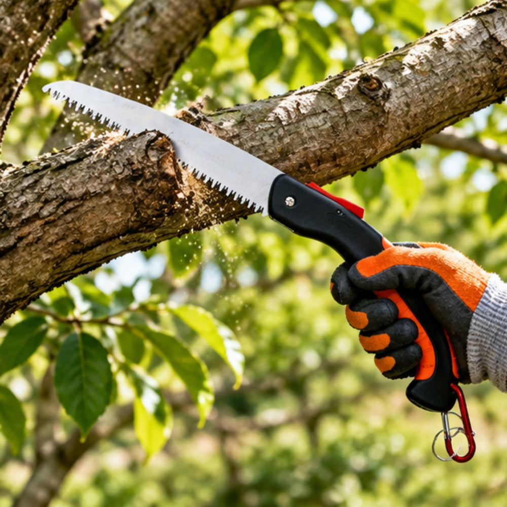 Japanese Hand Saw : Zact - Fs - 2100 Saw (Orange And Black)