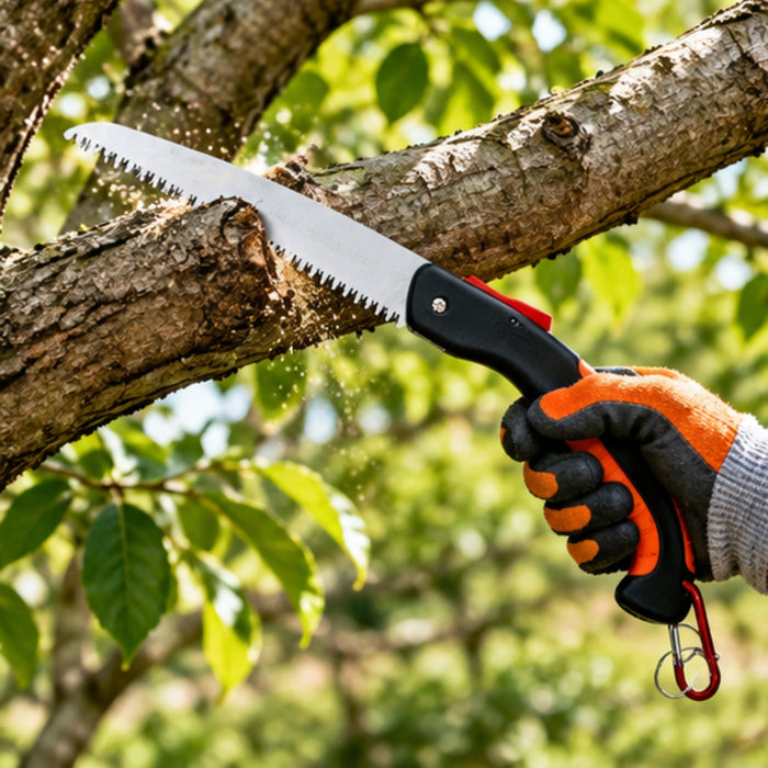 Japanese Hand Saw : Zact - Fs - 2100 Saw (Orange And Black)