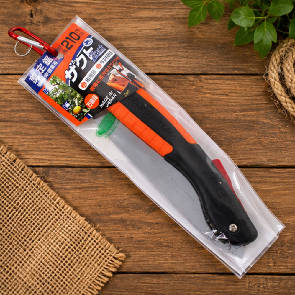 Japanese Hand Saw : Zact - Fs - 2100 Saw (Orange And Black)