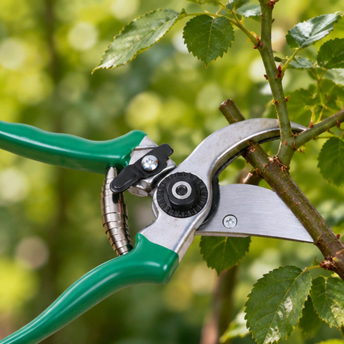Garden tools : Bypass Pruner Shear Silver And Green Garden tools