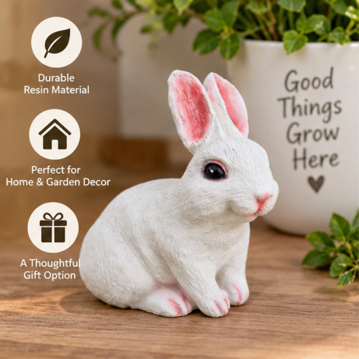Resin cute Sitting Rabbit (Medium)