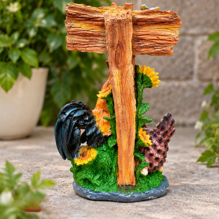 Welcome Hen statue for home and Garden decor